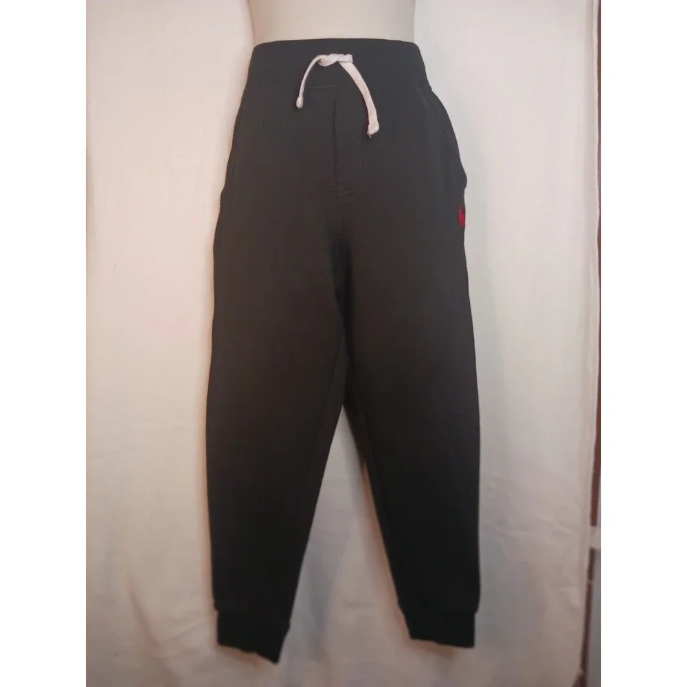 Polo Ralph Lauren Kids Boys Sweatpant Black Pant Size S Kid (8)